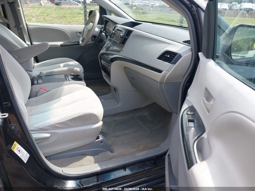2013 Toyota Sienna VIN 5TDKK3DC9DS287186 IAAI salvage auction — LEFT FRONT, Salvage (North Carolina), sold $1,550 on 2026-07-23 (photo 5)
