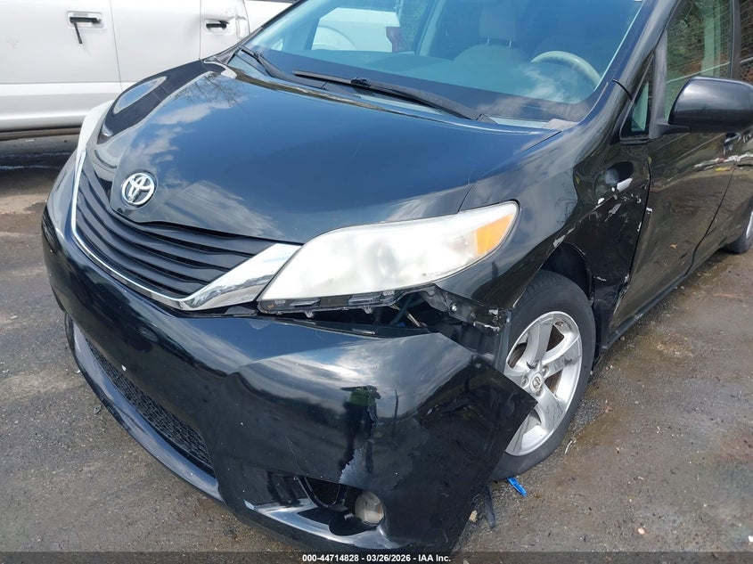 2013 Toyota Sienna VIN 5TDKK3DC9DS287186 IAAI salvage auction — LEFT FRONT, Salvage (North Carolina), sold $1,550 on 2026-07-23 (photo 6)