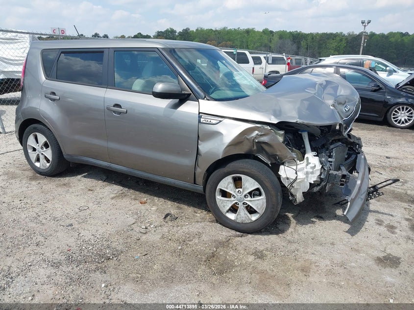 2016 Kia Soul VIN KNDJN2A26G7302881 IAAI salvage auction — FRONT END, Wait Title, sold $300 on 2026-07-15 (photo 1)