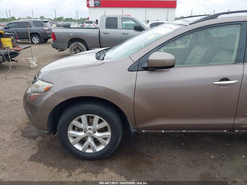2014 Nissan Murano VIN JN8AZ1MW0EW511778 IAAI salvage auction — LEFT SIDE, Clear (Arkansas), sold $1,050 on 2026-07-08 (photo 6)