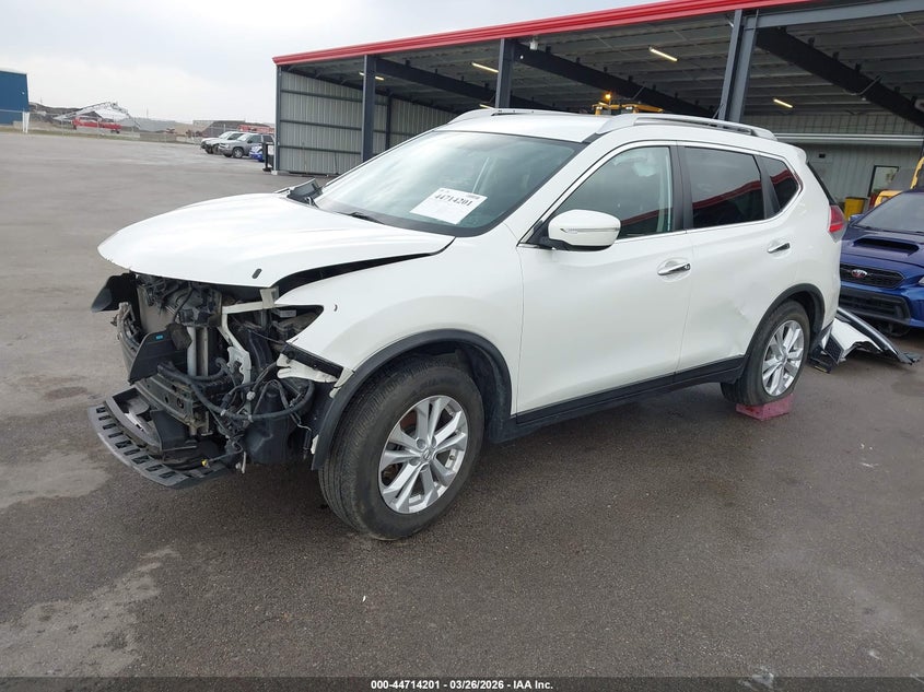 2015 Nissan Rogue VIN KNMAT2MV5FP520837 IAAI salvage auction — FRONT END, Certificate Of Title (Nebraska), sold $925 on 2026-07-16 (photo 2)