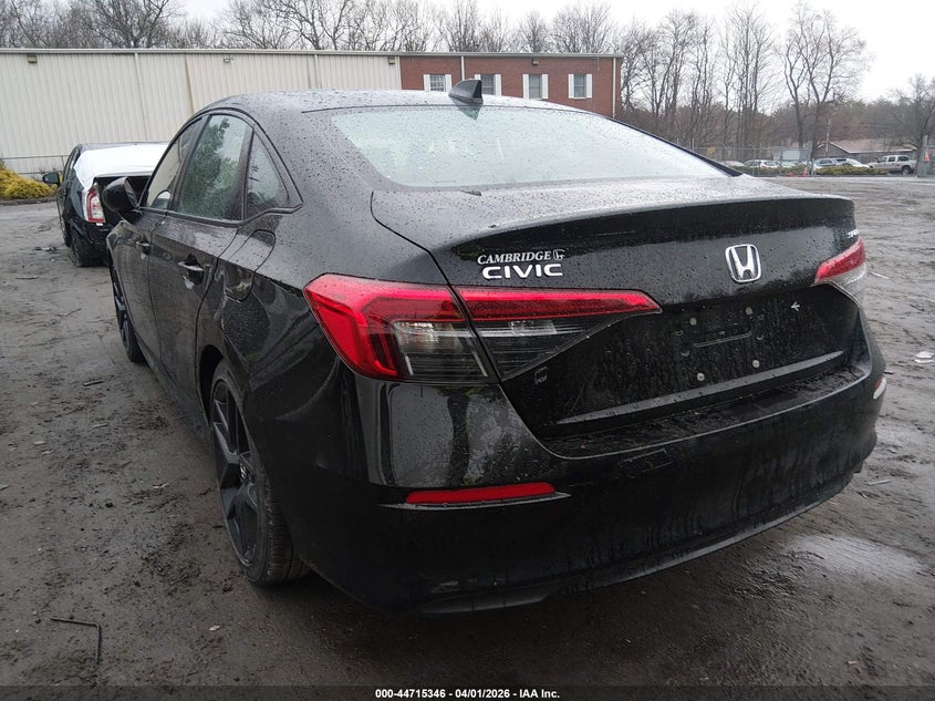 2023 Honda Civic VIN 2HGFE2F58PH550371 IAAI salvage auction — RIGHT SIDE, Wait Title, sold $7,000 on 2026-08-22 (photo 3)