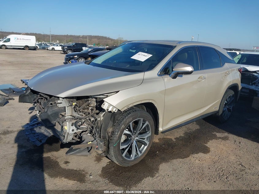 2016 Lexus Rx VIN 2T2BGMCA8GC007760 IAAI salvage auction — FRONT END, Clear (Oklahoma), sold $13,300 on 2026-07-28 (photo 2)