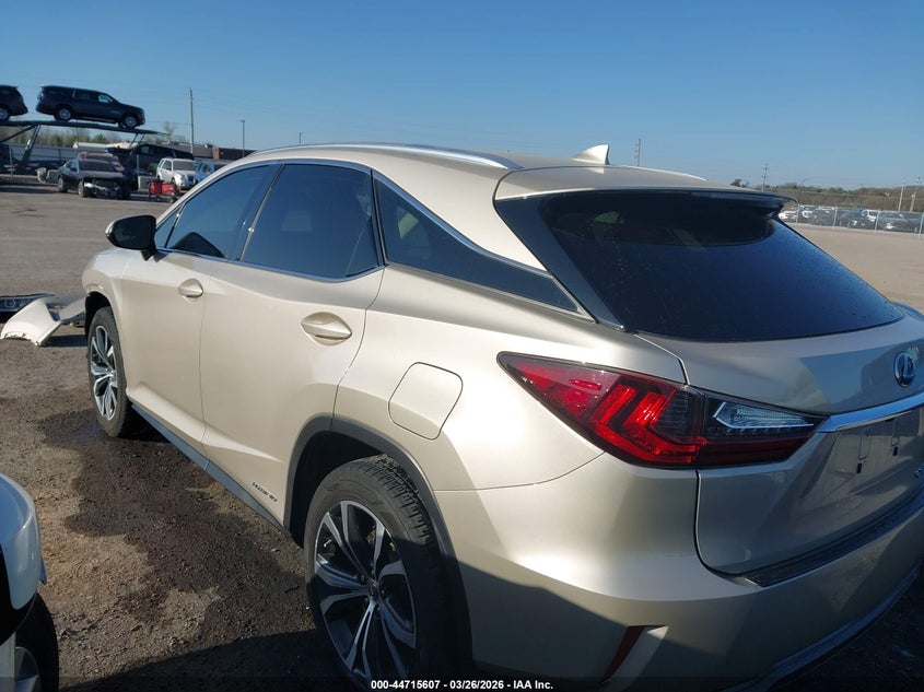 2016 Lexus Rx VIN 2T2BGMCA8GC007760 IAAI salvage auction — FRONT END, Clear (Oklahoma), sold $13,300 on 2026-07-28 (photo 3)