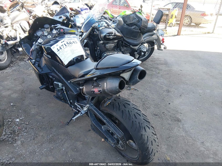 2011 Yamaha Yzf VIN JYARN23E0BA011102 IAAI salvage auction — THEFT, Salvage (California), sold $125 on 2026-07-29 (photo 3)