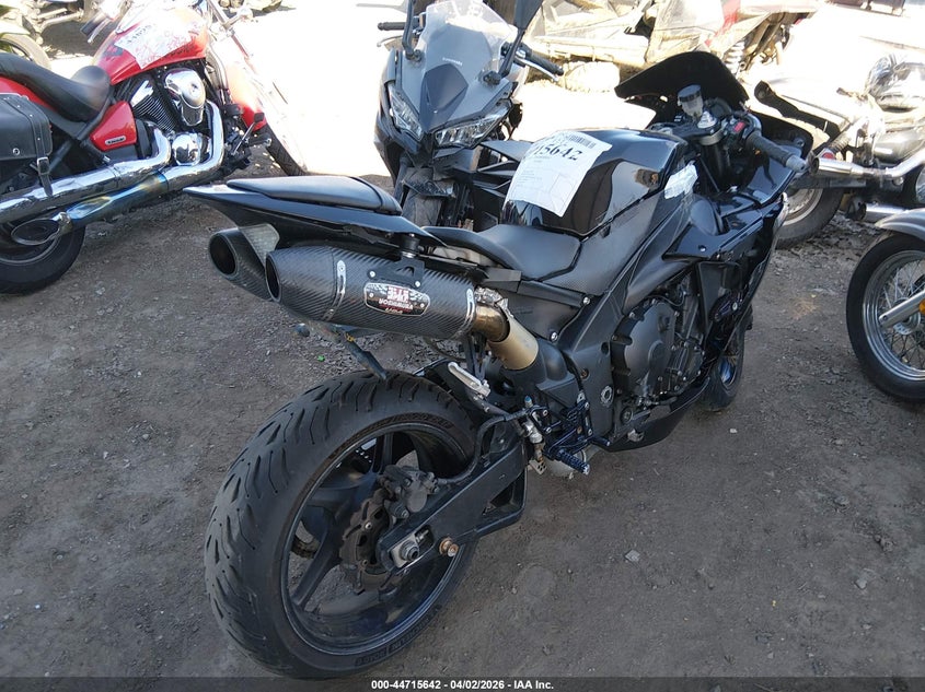 2011 Yamaha Yzf VIN JYARN23E0BA011102 IAAI salvage auction — THEFT, Salvage (California), sold $125 on 2026-07-29 (photo 4)