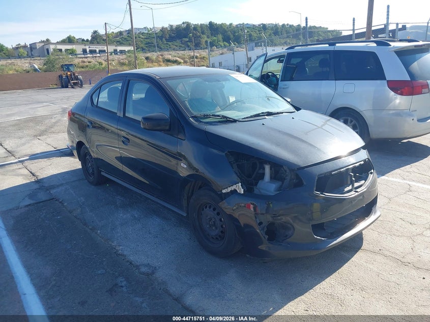 2020 Mitsubishi Mirage VIN ML32F3FJ4LHF08895 IAAI salvage auction — FRONT END, Wait Title, sold $925 on 2026-07-15 (photo 1)