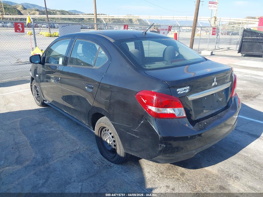 2020 Mitsubishi Mirage VIN ML32F3FJ4LHF08895 IAAI salvage auction — FRONT END, Wait Title, sold $925 on 2026-07-15 (photo 3)