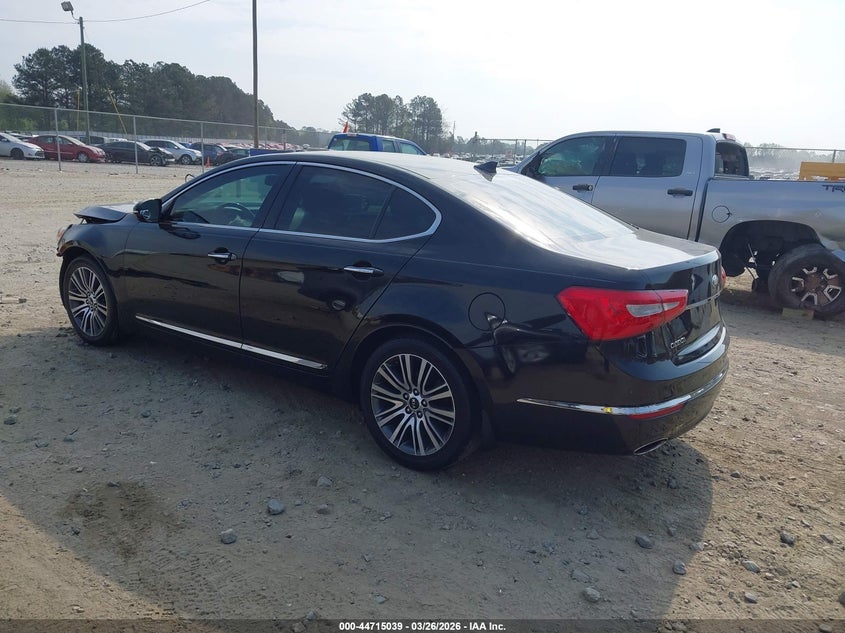 2015 Kia Cadenza VIN KNALN4D76F5190960 IAAI salvage auction — FRONT END, Salvage (Georgia), sold $675 on 2026-07-09 (photo 3)