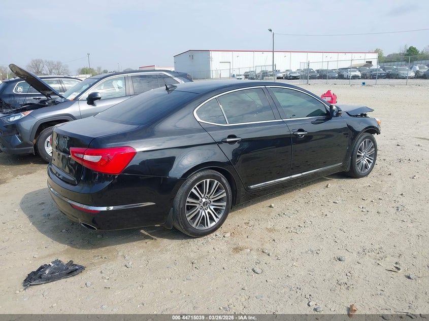 2015 Kia Cadenza VIN KNALN4D76F5190960 IAAI salvage auction — FRONT END, Salvage (Georgia), sold $675 on 2026-07-09 (photo 4)