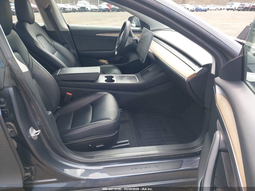 2022 Tesla Model 3 VIN 5YJ3E1EAXNF111993 IAAI salvage auction — SIDE, Salvage (Idaho), sold $7,100 on 2026-07-15 (photo 5)