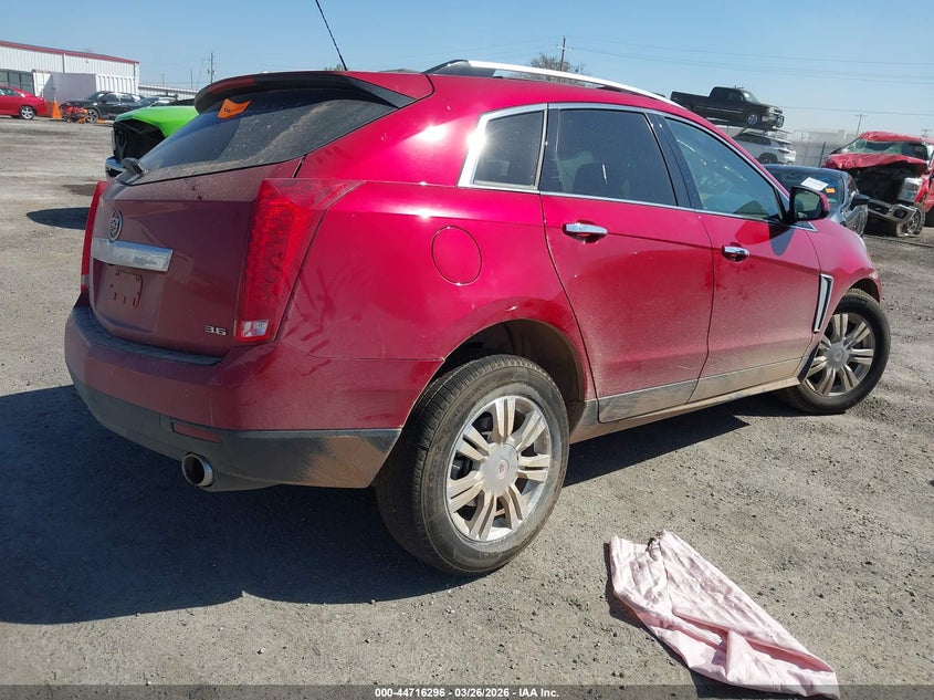 2015 Cadillac Srx VIN 3GYFNEE3XFS616490 IAAI salvage auction — SIDE, Salvage (Oklahoma), sold $1,150 on 2026-07-26 (photo 4)