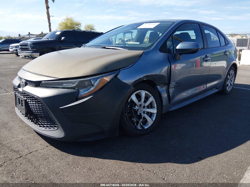 2022 Toyota Corolla VIN 5YFEPMAE2NP279726 IAAI salvage auction — LEFT FRONT, Salvage (Nevada), sold $4,500 on 2026-07-31 (photo 2)