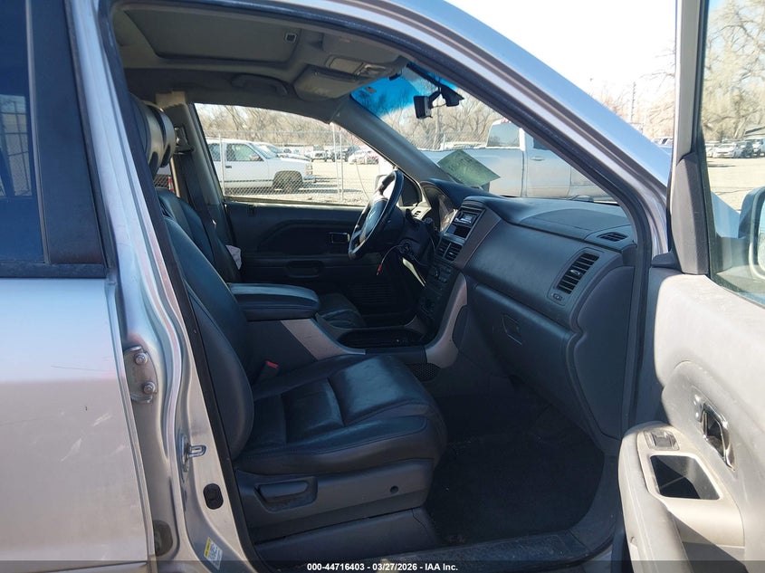 2007 Honda Pilot VIN 2HKYF18607H538548 IAAI salvage auction — LEFT FRONT, Clear (Montana), sold $200 on 2026-07-22 (photo 5)