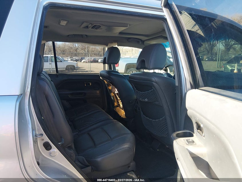 2007 Honda Pilot VIN 2HKYF18607H538548 IAAI salvage auction — LEFT FRONT, Clear (Montana), sold $200 on 2026-07-22 (photo 8)