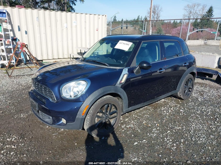 2012 Mini VIN WMWZC3C51CWL86983 IAAI salvage auction — REAR END, Wait Title, sold $700 on 2026-08-09 (photo 2)