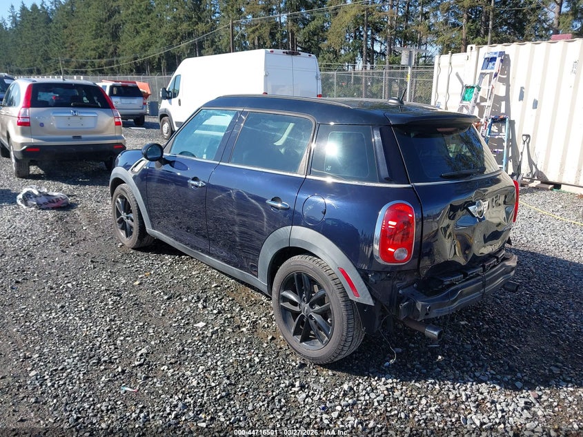 2012 Mini VIN WMWZC3C51CWL86983 IAAI salvage auction — REAR END, Wait Title, sold $700 on 2026-08-09 (photo 3)