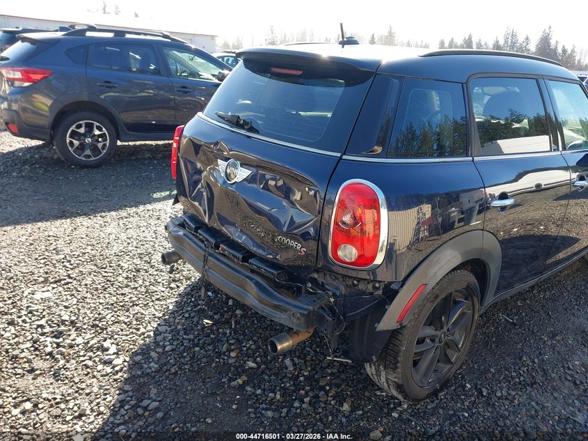 2012 Mini VIN WMWZC3C51CWL86983 IAAI salvage auction — REAR END, Wait Title, sold $700 on 2026-08-09 (photo 6)