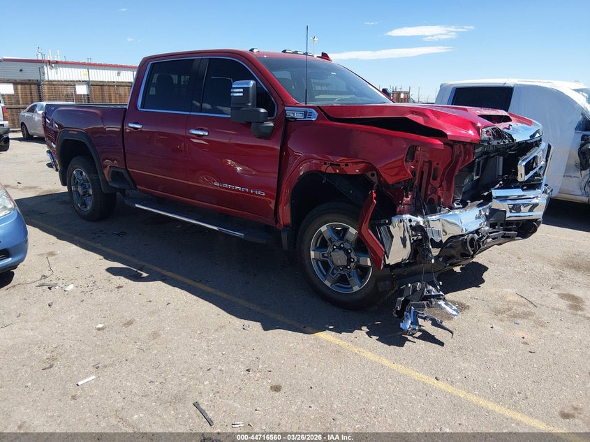 2025 Gmc VIN 1GT4UNE74SF305316 IAAI salvage auction — FRONT END, Salvage (Colorado), sold $22,200 on 2026-07-21 (photo 1)