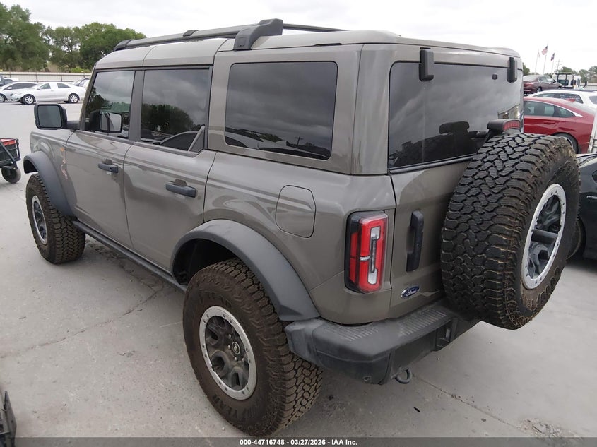 2025 Ford Bronco VIN 1FMEE9BP4SLA88442 IAAI salvage auction — FRONT END, Original (Texas), sold $32,750 on 2026-07-20 (photo 3)