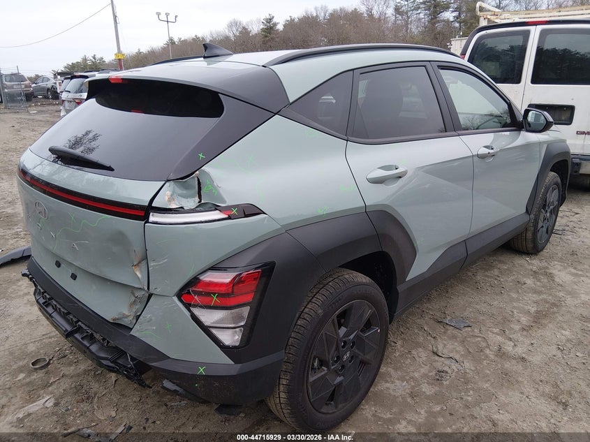 2026 Hyundai Kona VIN KM8HFCABXTU405116 IAAI salvage auction — RIGHT REAR, Salvage (Massachusetts), sold $9,600 on 2026-07-28 (photo 4)