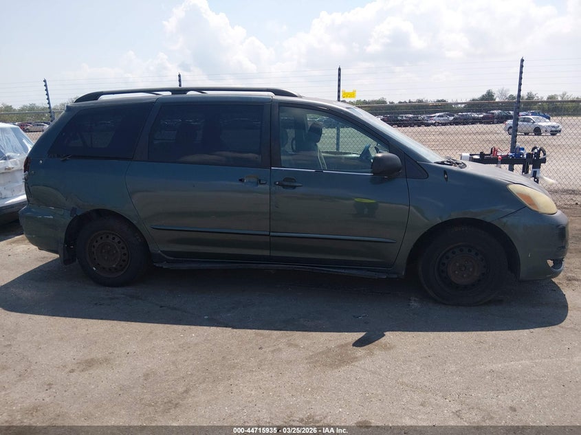 2005 Toyota Sienna VIN 5TDZA23C95S287221 IAAI salvage auction — SIDE, Clear (Texas), sold $650 on 2026-07-29 (photo 6)