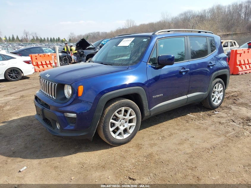 2019 Jeep Renegade VIN ZACNJABBXKPK83847 IAAI salvage auction — RIGHT FRONT, Salvage (Illinois), sold $1,900 on 2026-07-15 (photo 2)