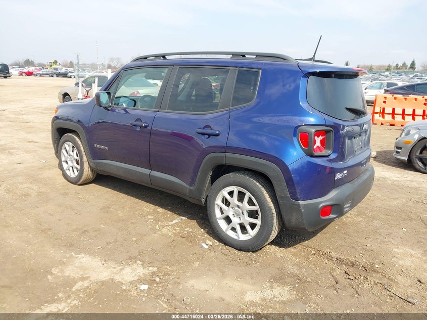 2019 Jeep Renegade VIN ZACNJABBXKPK83847 IAAI salvage auction — RIGHT FRONT, Salvage (Illinois), sold $1,900 on 2026-07-15 (photo 3)
