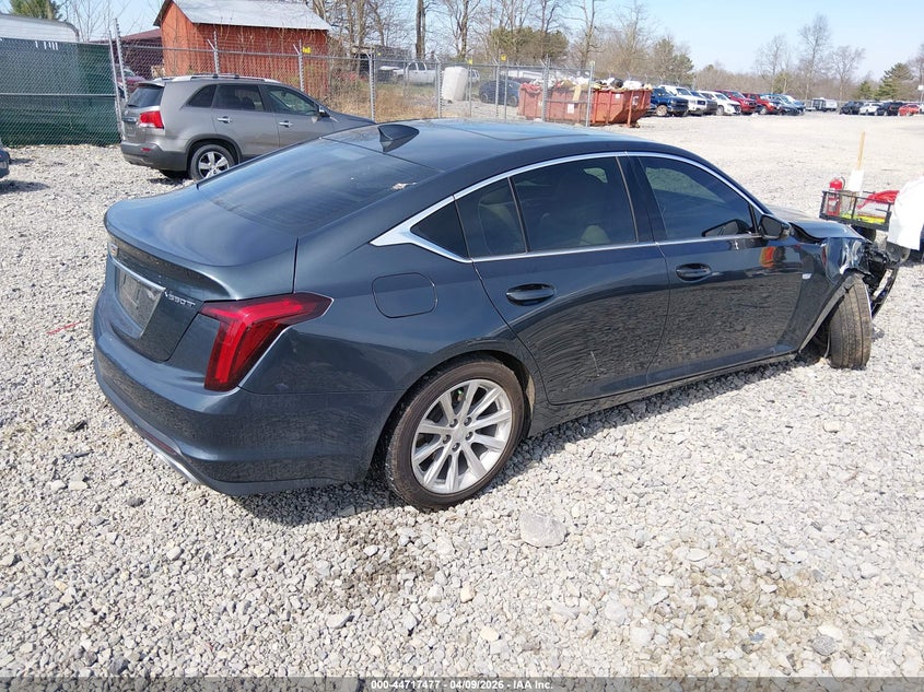 2020 Cadillac Ct5 VIN 1G6DX5RK7L0141489 IAAI salvage auction — RIGHT FRONT, Salvage (Idaho), sold $4,700 on 2026-08-26 (photo 4)