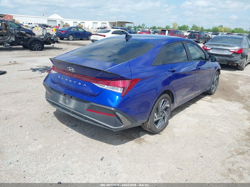 2025 Hyundai Elantra VIN KMHLM4DG8SU882333 IAAI salvage auction — FRONT END, Wait Title, sold $6,500 on 2026-07-15 (photo 4)