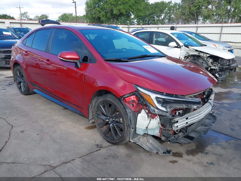 2024 Toyota Corolla VIN 5YFS4MCE7RP184402 IAAI salvage auction — LEFT SIDE, Original (Texas), sold $6,800 on 2026-07-07 (photo 1)