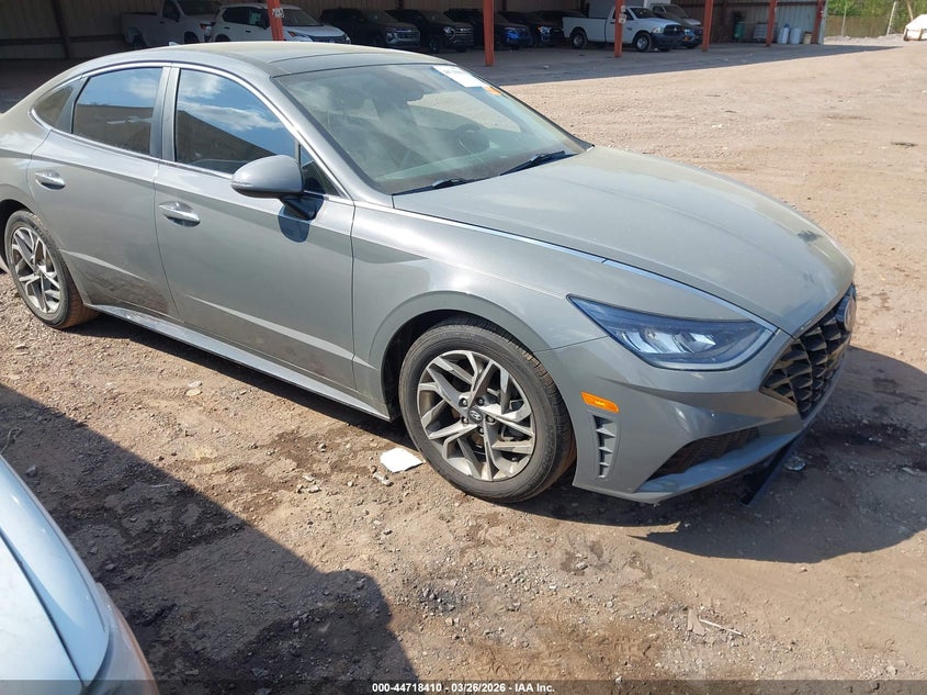 2021 Hyundai Sonata VIN KMHL14JA8MA151348 IAAI salvage auction — FRONT END, Wait Title, sold $5,050 on 2026-07-08 (photo 1)