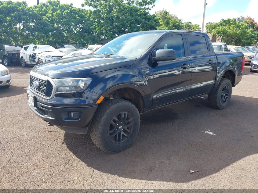 2019 Ford Ranger VIN 1FTER4FH9KLA90573 IAAI salvage auction — RIGHT REAR, Wait Title, sold $8,500 on 2026-08-25 (photo 2)