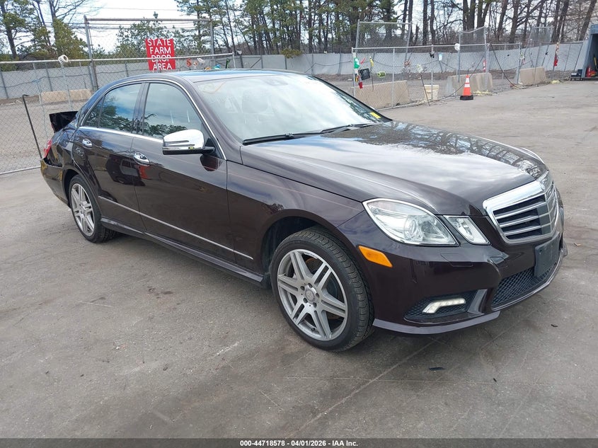 2010 Mercedes-benz E-klasse VIN WDDHF9AB1AA214955 IAAI salvage auction — REAR END, Mv-907A (New York), sold $2,150 on 2026-07-28 (photo 1)