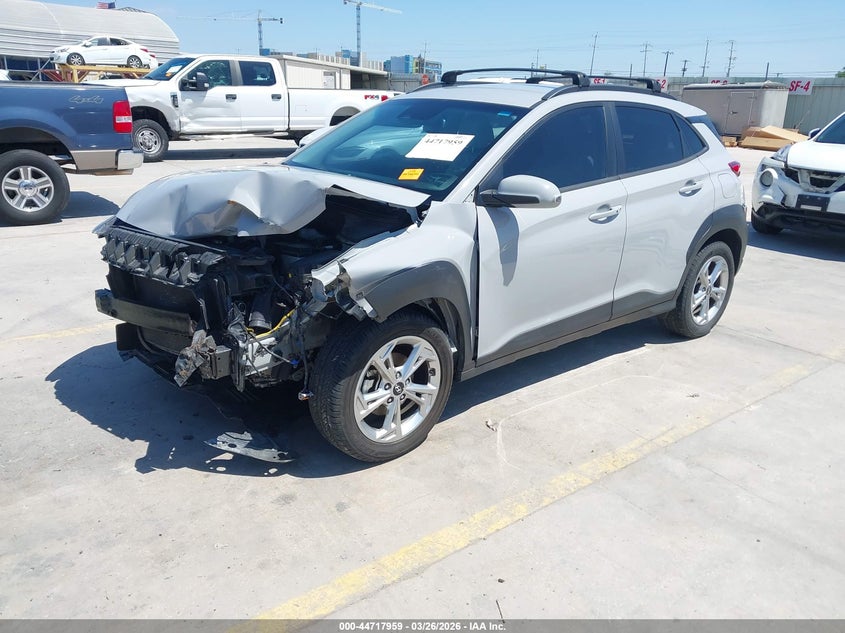 2022 Hyundai Kona VIN KM8K62AB1NU768164 IAAI salvage auction — FRONT END, Original (Texas), sold $25 on 2026-07-27 (photo 2)