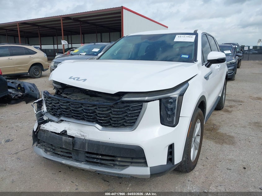 2025 Kia Sorento VIN 5XYRG4JC2SG364114 IAAI salvage auction — FRONT END, Original (Texas), sold $11,000 on 2026-07-14 (photo 2)