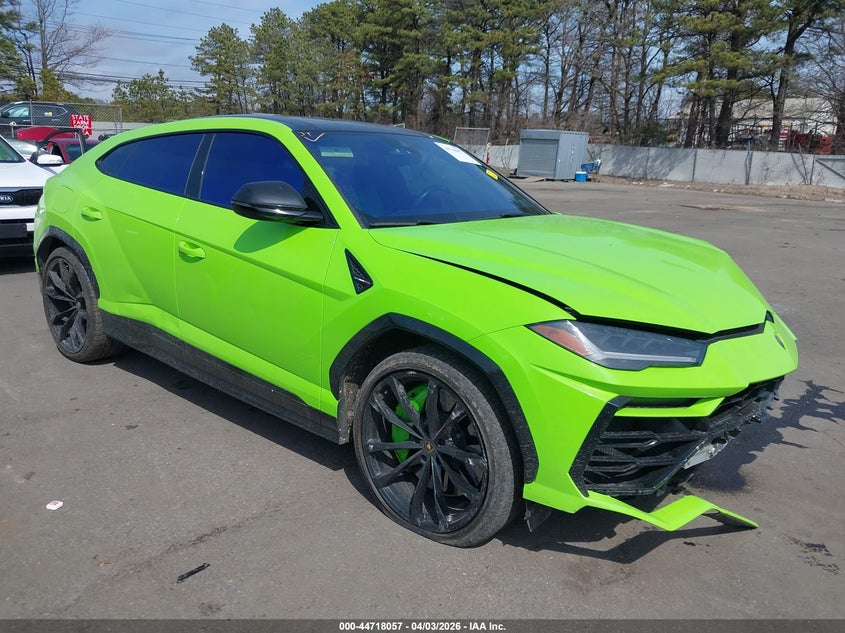 2022 Lamborghini Urus VIN ZPBUA1ZL7NLA16521 IAAI salvage auction — FRONT END, Wait Title, sold $102,500 on 2026-07-14 (photo 1)