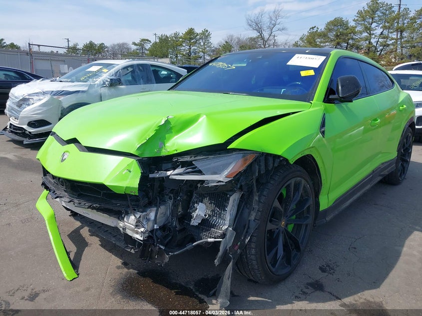 2022 Lamborghini Urus VIN ZPBUA1ZL7NLA16521 IAAI salvage auction — FRONT END, Wait Title, sold $102,500 on 2026-07-14 (photo 6)