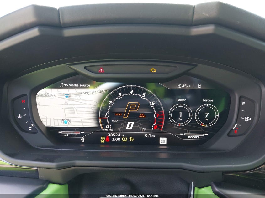 2022 Lamborghini Urus VIN ZPBUA1ZL7NLA16521 IAAI salvage auction — FRONT END, Wait Title, sold $102,500 on 2026-07-14 (photo 7)