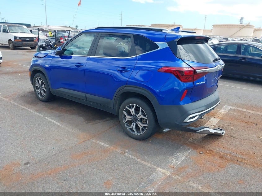 2023 Kia Seltos VIN KNDERCAA8P7404041 IAAI salvage auction — FRONT & REAR, Salvage (Hawaii), sold $2,350 on 2026-07-21 (photo 3)