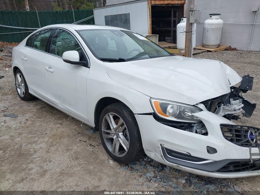 2015 Volvo S60 VIN YV126MFK6F1361107 IAAI salvage auction — FRONT END, Salvage (New Hampshire), sold $550 on 2026-07-14 (photo 1)