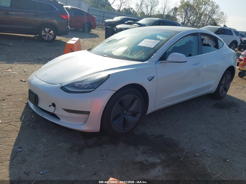 2020 Tesla Model 3 VIN 5YJ3E1EA2LF590472 IAAI salvage auction — FRONT END, Wait Title, sold $3,750 on 2026-07-16 (photo 2)