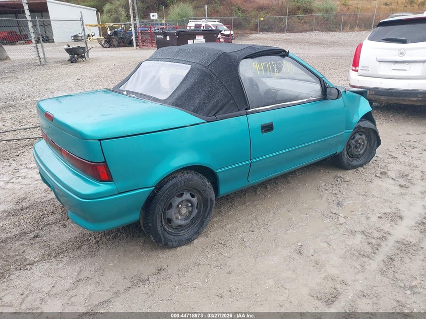 1993 Geo Metro VIN JG1MR3367PK211552 IAAI salvage auction — FRONT END, Salvage (Kentucky), sold $25 on 2026-07-28 (photo 4)