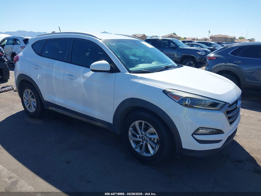 2016 Hyundai Tucson VIN KM8J33A49GU089287 IAAI salvage auction — LEFT SIDE, Wait Title, sold $2,350 on 2026-07-28 (photo 1)