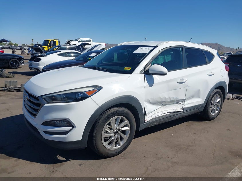 2016 Hyundai Tucson VIN KM8J33A49GU089287 IAAI salvage auction — LEFT SIDE, Wait Title, sold $2,350 on 2026-07-28 (photo 2)