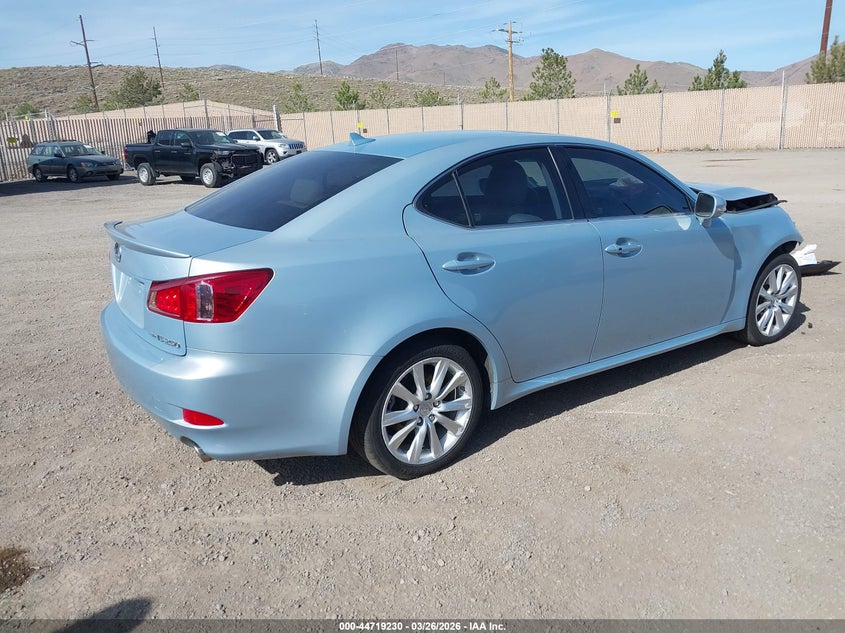 2013 Lexus Is VIN JTHCF5C29D5062316 IAAI salvage auction — FRONT END, Salvage (Nevada), sold $675 on 2026-07-28 (photo 4)