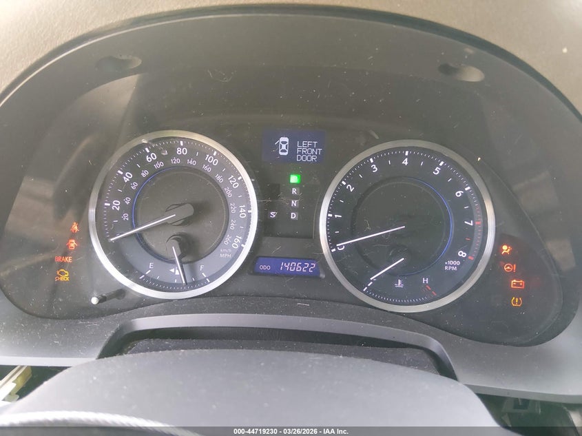 2013 Lexus Is VIN JTHCF5C29D5062316 IAAI salvage auction — FRONT END, Salvage (Nevada), sold $675 on 2026-07-28 (photo 7)