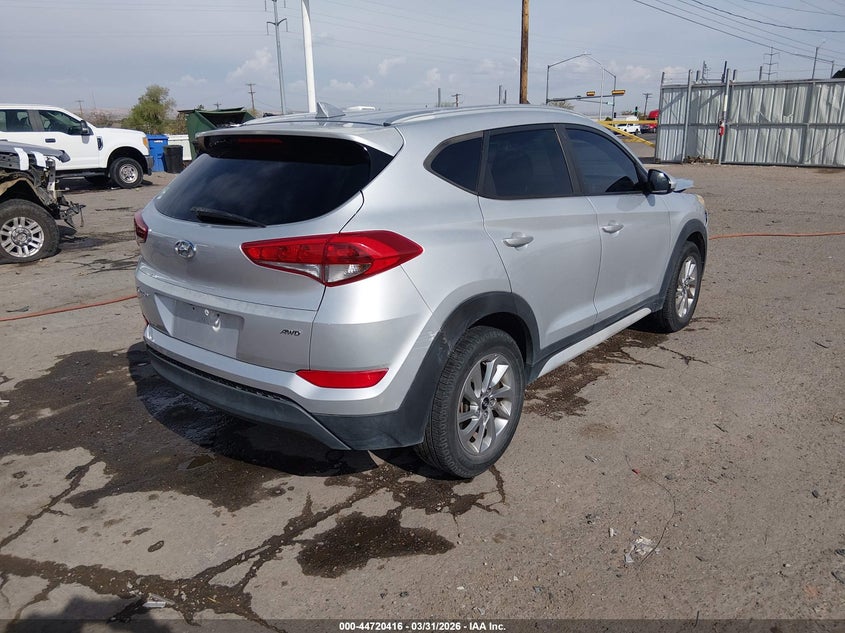 2018 Hyundai Tucson VIN KM8J3CA49JU606644 IAAI salvage auction — FRONT & REAR, Wait Title, sold $2,800 on 2026-07-20 (photo 4)