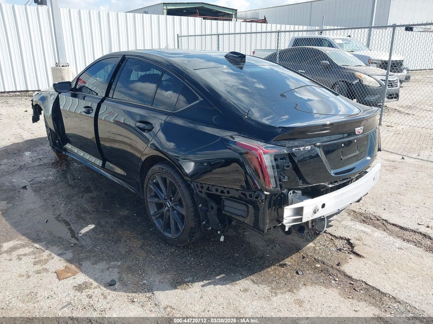 2026 Cadillac Ct5-v VIN 1G6DR5RW1T0102099 IAAI salvage auction — FRONT END, Original (Texas), sold $17,775 on 2026-07-30 (photo 3)
