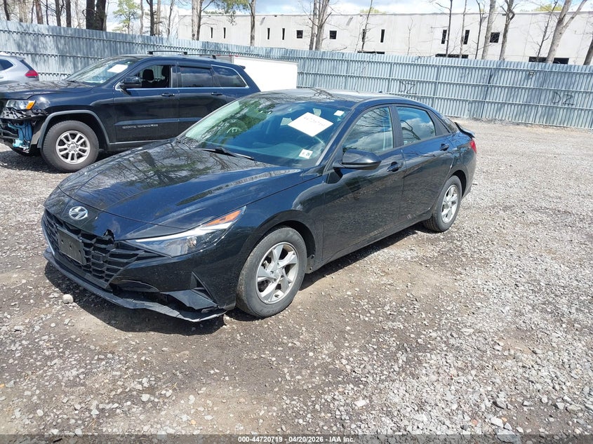 2021 Hyundai Elantra VIN KMHLL4AG4MU173179 IAAI salvage auction — FRONT & REAR, Salvage Title, sold $3,300 on 2026-07-13 (photo 2)